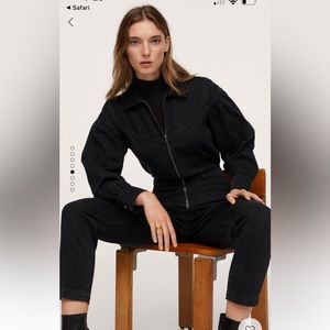 Mango Black jumpsuit